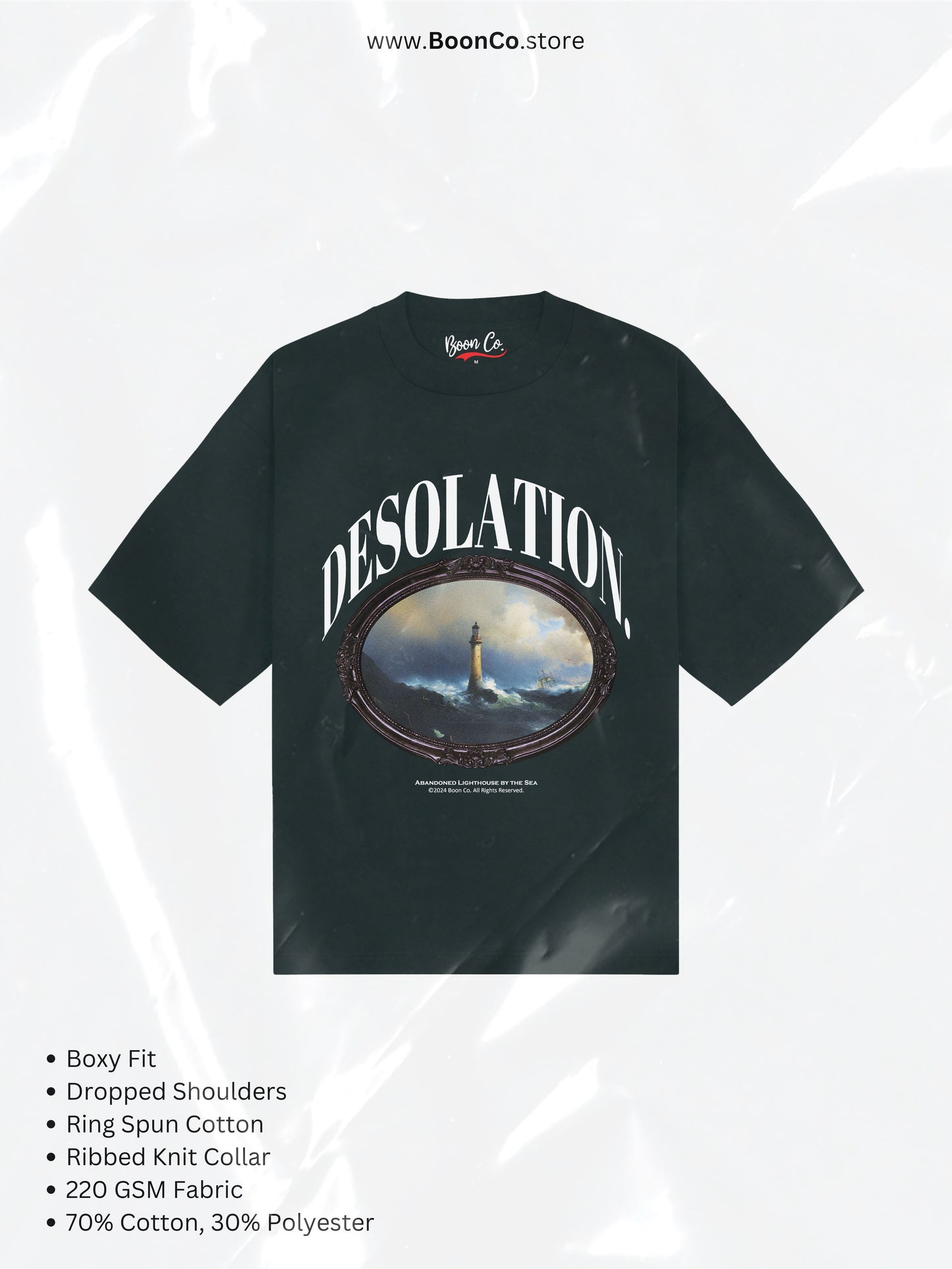 "Desolation" Tee in BLK