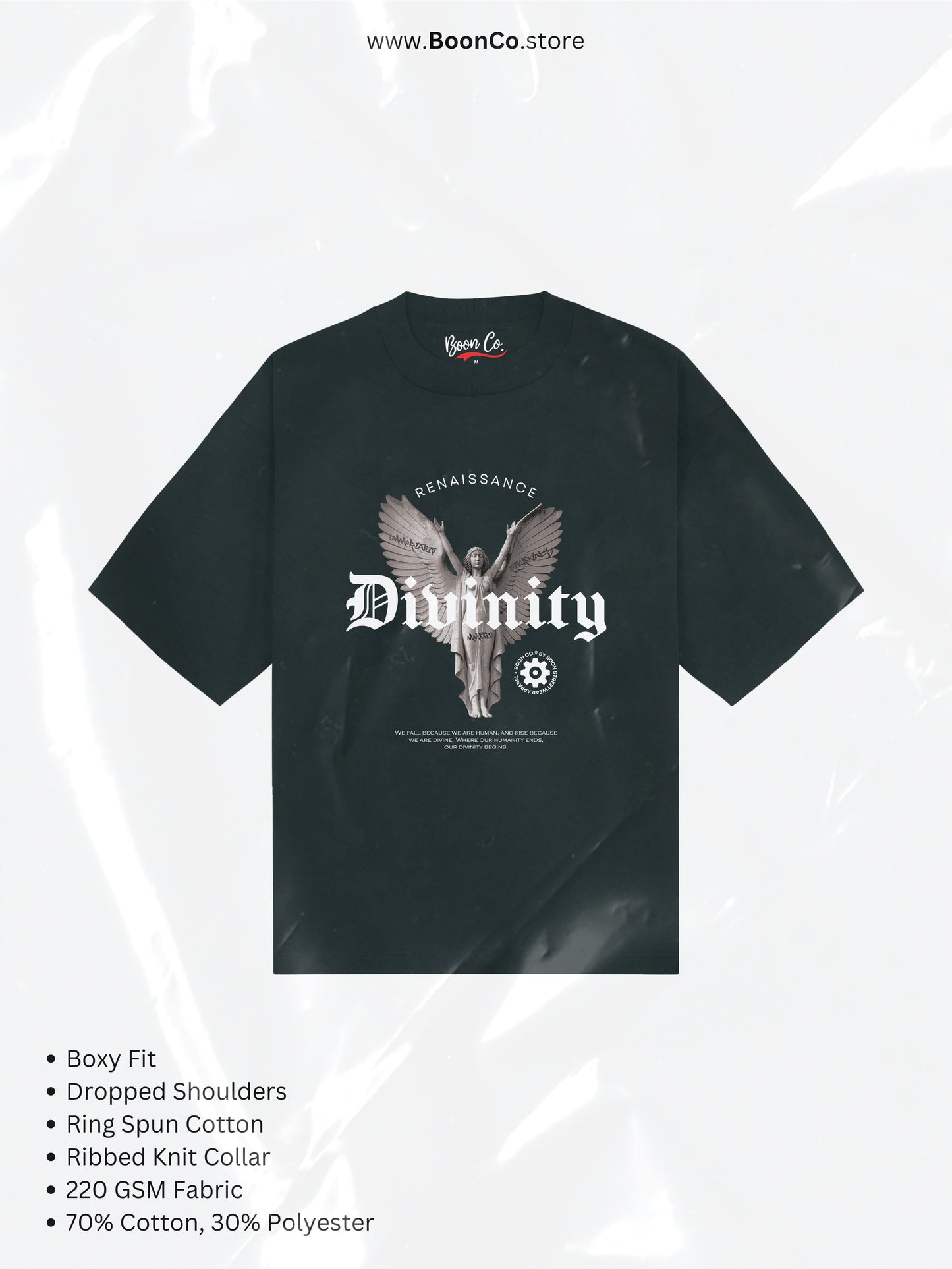 "Divinity" Tee in BLK