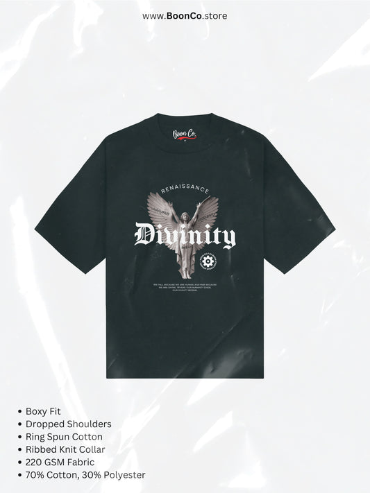 "Divinity" Tee in BLK