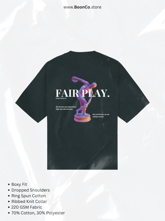 "Fair Play" Tee in BLK