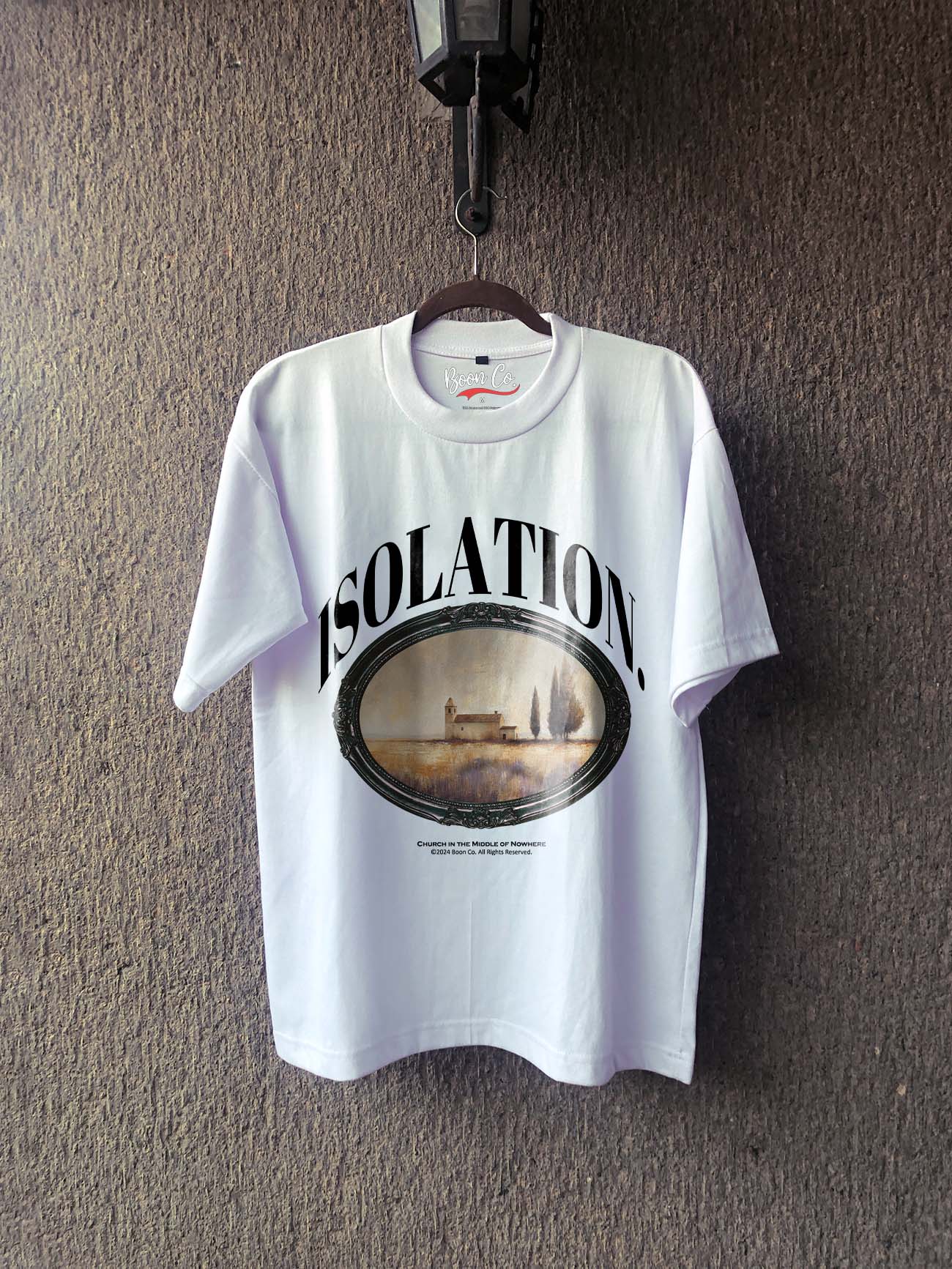 "Isolation" Tee in WHT